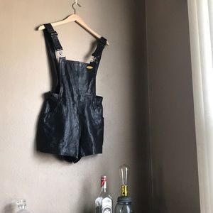 Harley Davidson Leather overall shorts